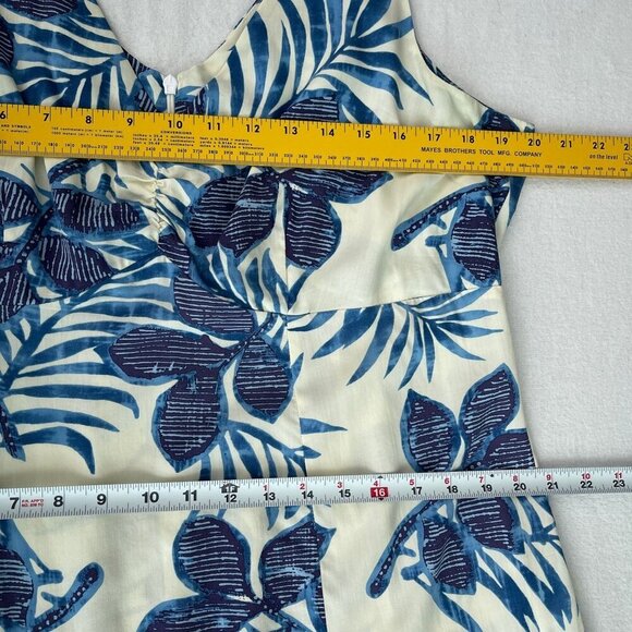 Hilo Hattie The Hawaiian Original Sleeveless Tropical V-Neck Maxi Dress Women L - Picture 6 of 10